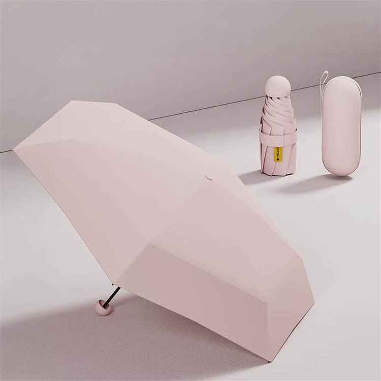 Paraply med vandtæt etui, Lyserød