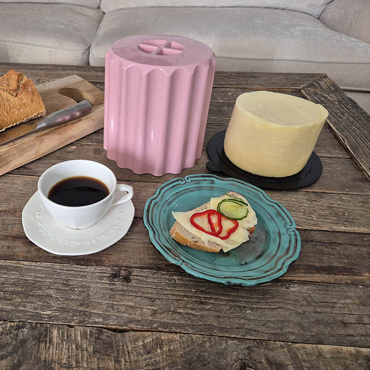 Osteklokke til runde oste, Rosa