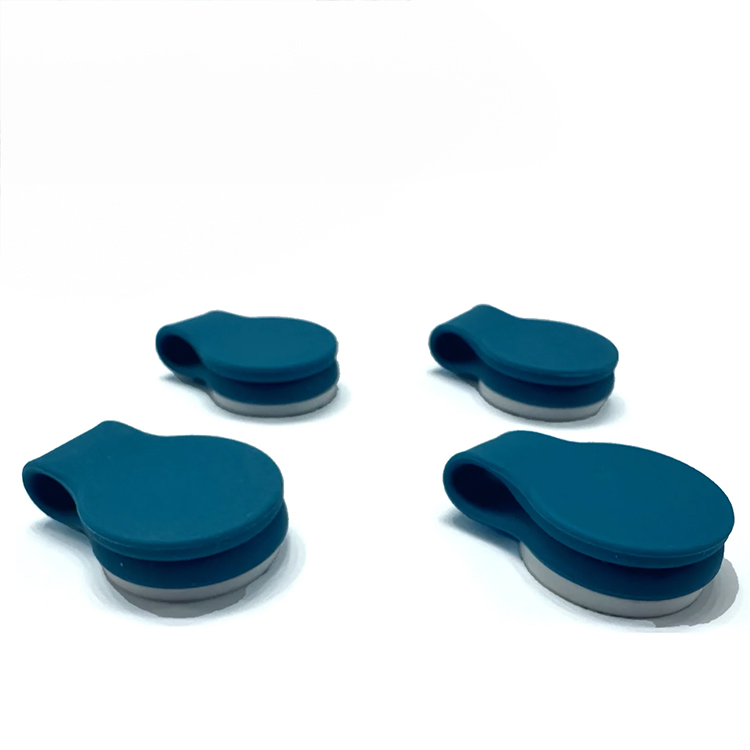 Magnetisk bruseforhængsholder 4-pak, Blå