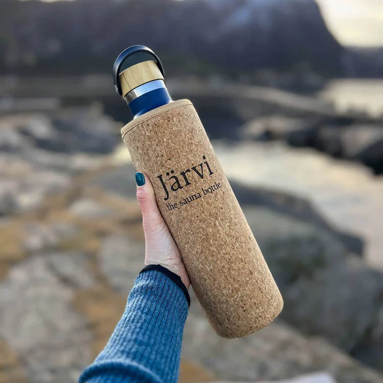 Saunaflaske, Järvi, Blå Stor 750 ml