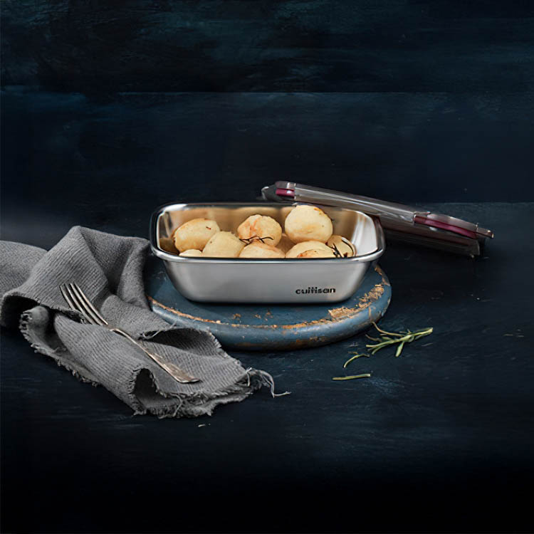 Madkasse i rustfrit stål, Cuitisan, 580 ml