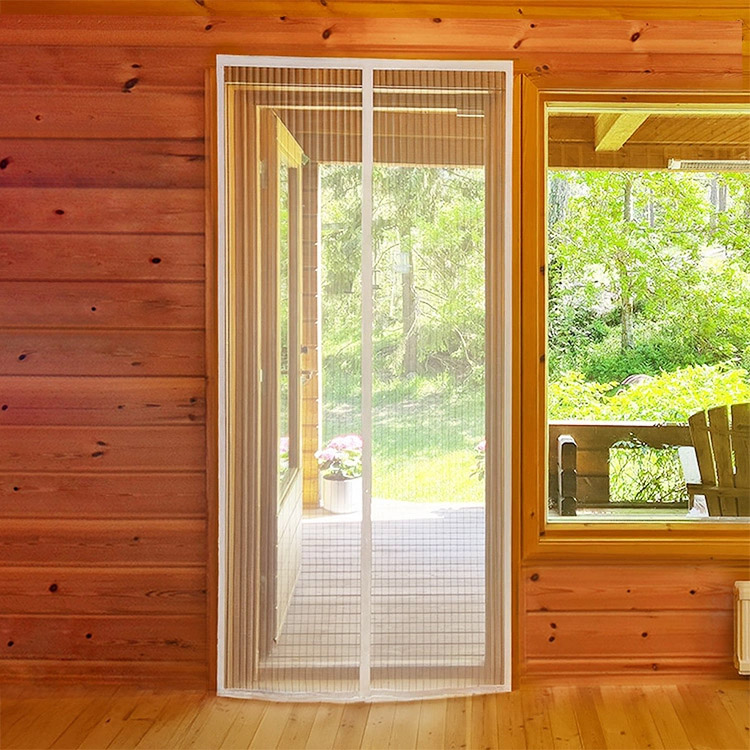 Myggenet med magnetlas, Hvid