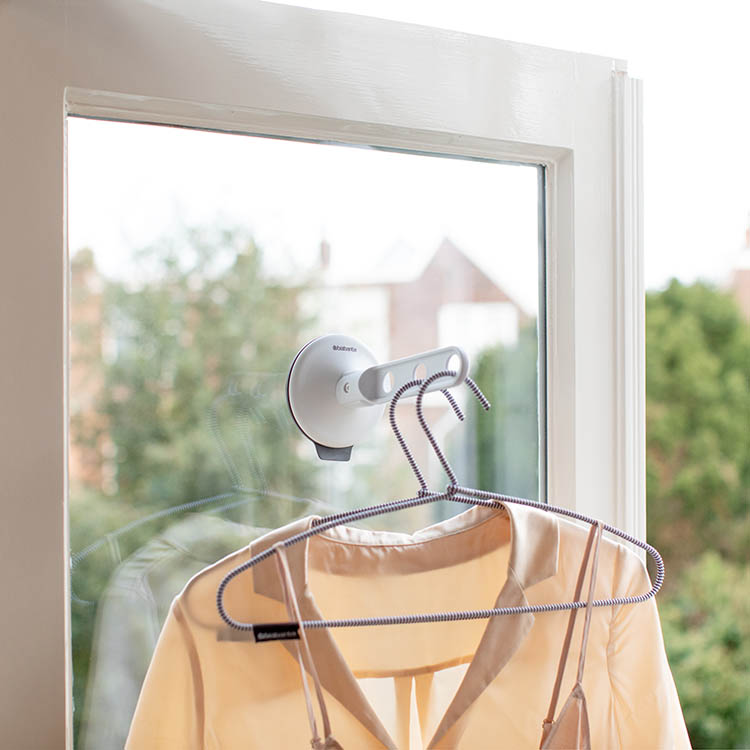 Brabantia Brabantia bøjleholder med sugekop Lysegrå