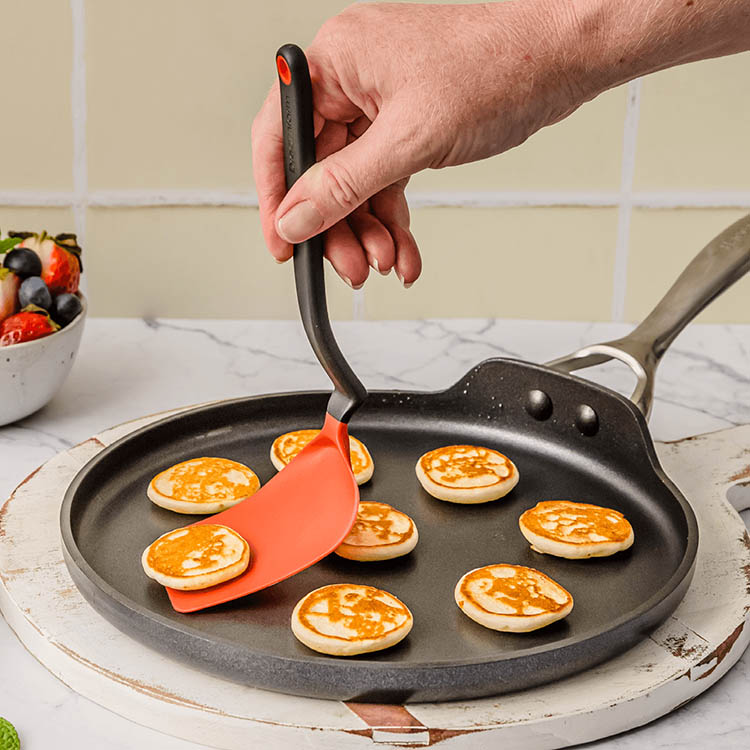 Lille spatel, rød billede