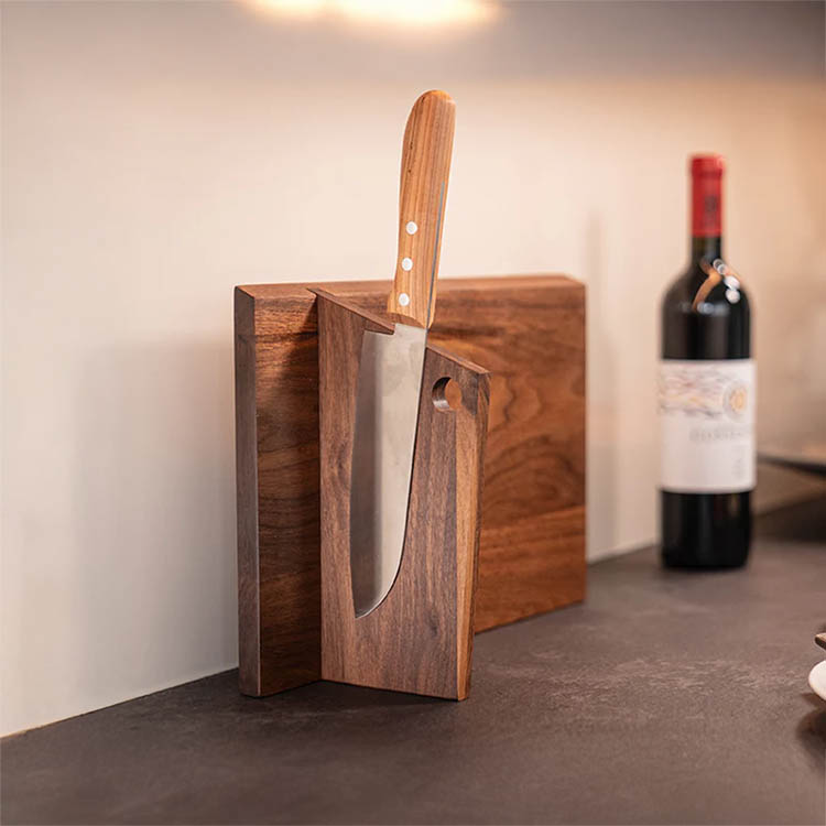 Skærebræt med støtte, Mühlenbrett, Valnød