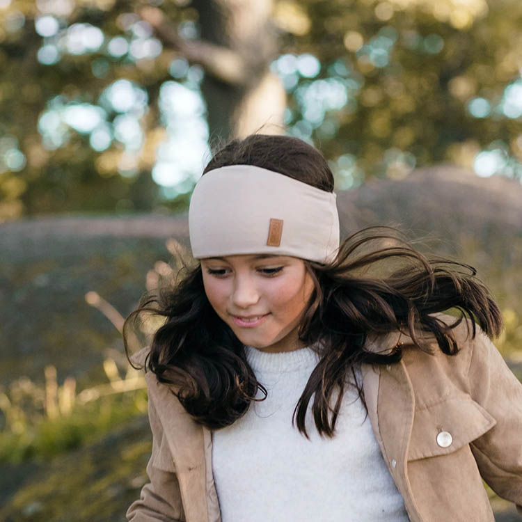 Pandebånd med hovedbeskyttelse OICAN, Beige Medium