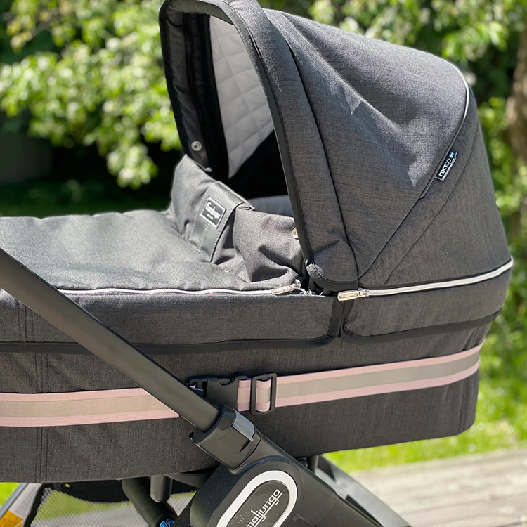 Refleksbånd til barnevogn, Lyserød