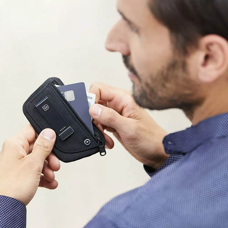Kortholder med bælteclips billede