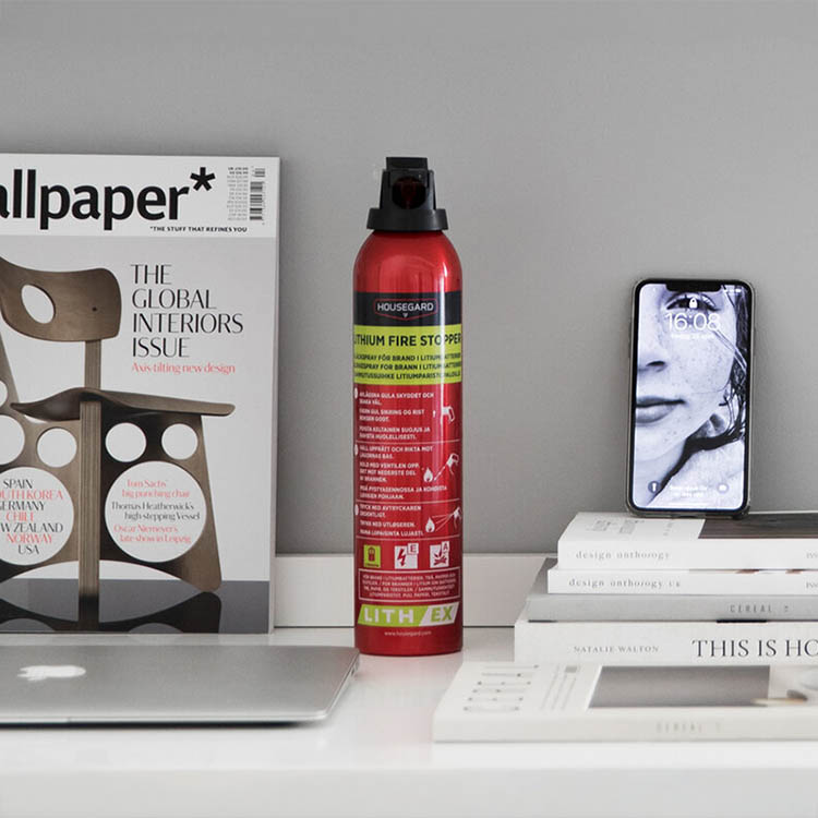 Slukkespray til lithium-ion-batterier billede