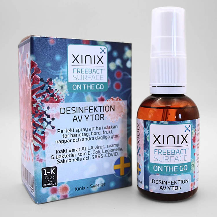 Overfladedesinfektion, Xinix FreeBact Surface