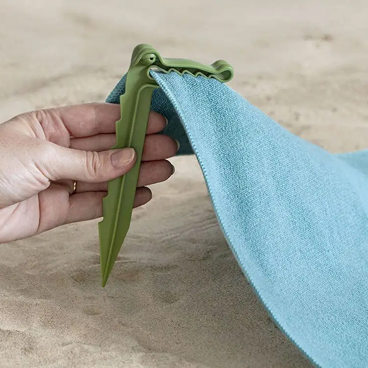 Holder til strandhåndklæde, 4-pack