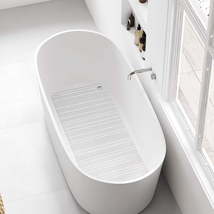 Badekarsmåtte i naturgummi, 86 cm