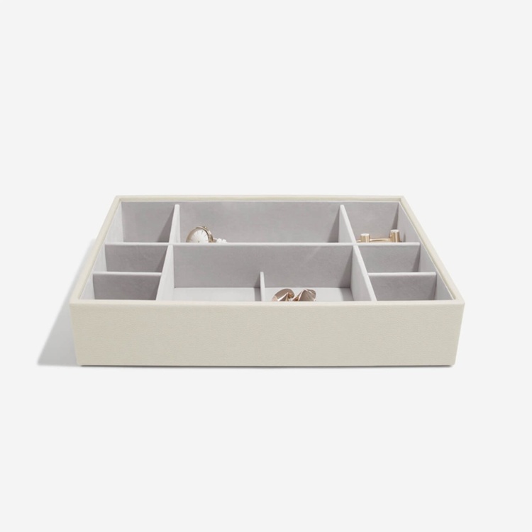 Opbevaringsbakke 11 rum, Supersize, Stackers, Beige