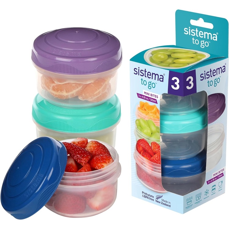 Minibøtte 3-pak 0,13 L, Sistema