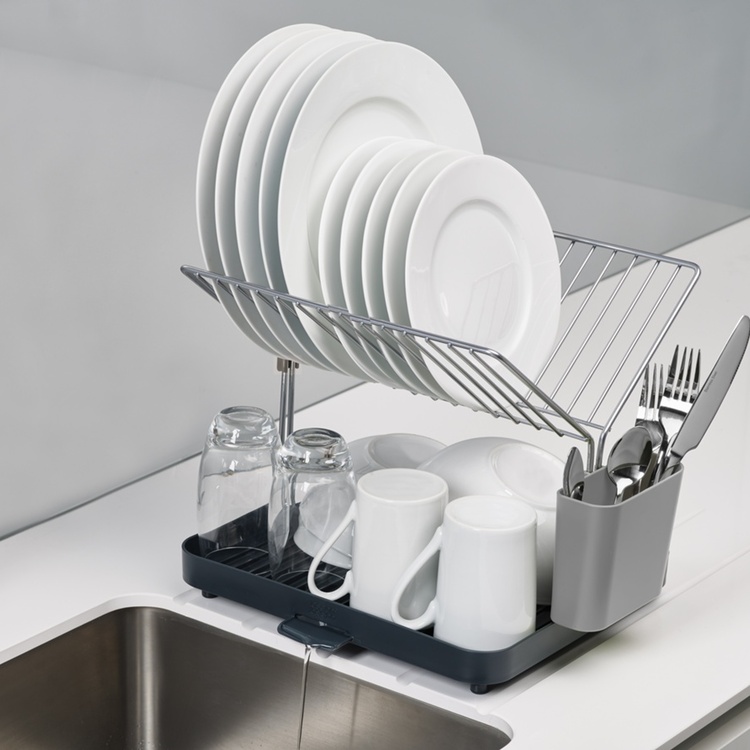 Opvaskestativ med bestikkurv, Joseph Joseph billede