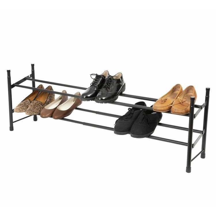 Udtrækkelig skohylde, 62-117 cm