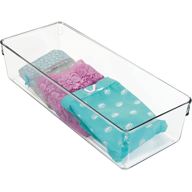 Indsatsboks i plast, 30,5x12,7 cm, iDesign