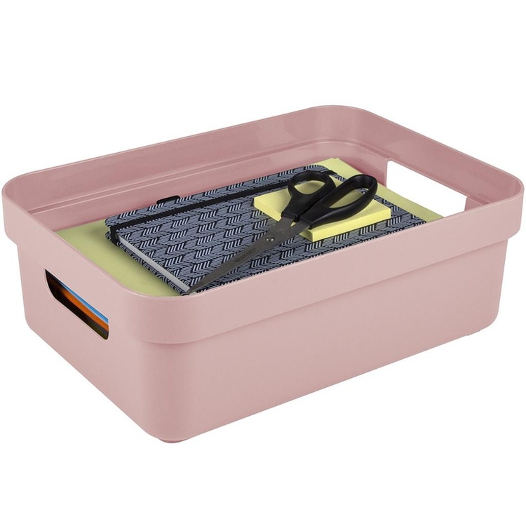 Åben opbevaringskasse 9L, Sigma, Rosa