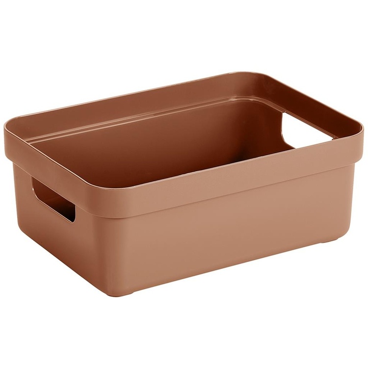 Åben opbevaringskasse 9L, Sigma, Terrakotta