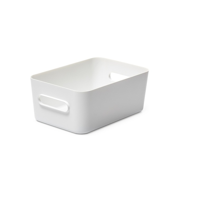 Hvid plastkasse (7 størrelser) Hvid Plast 9,5cm x 14,5cm x 6cm - Hvid - 9,5cm x 14,5cm x 6cm - Cajsa