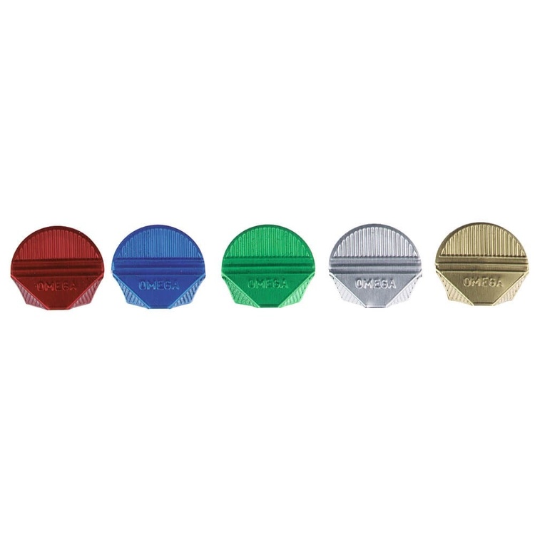 Clips, 100 stk., ALUMINIUM CORNER CLIPS, Mix