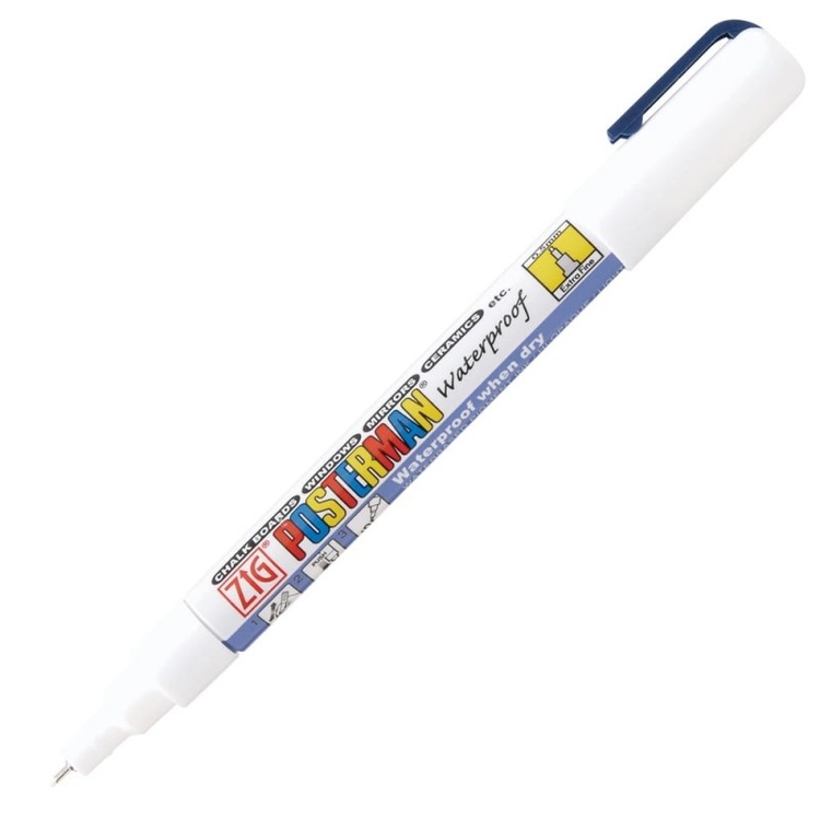 Kridtpen 0,5 mm, Zig, Hvid