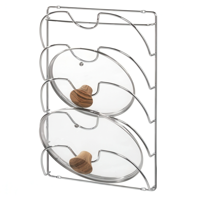 Grydelågsholder i metal med 5 rum, iDesign