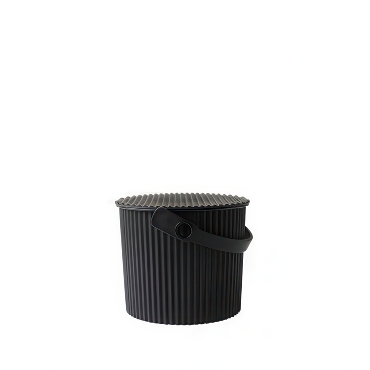 Spand med låg 4L, Omnioutil, Sort