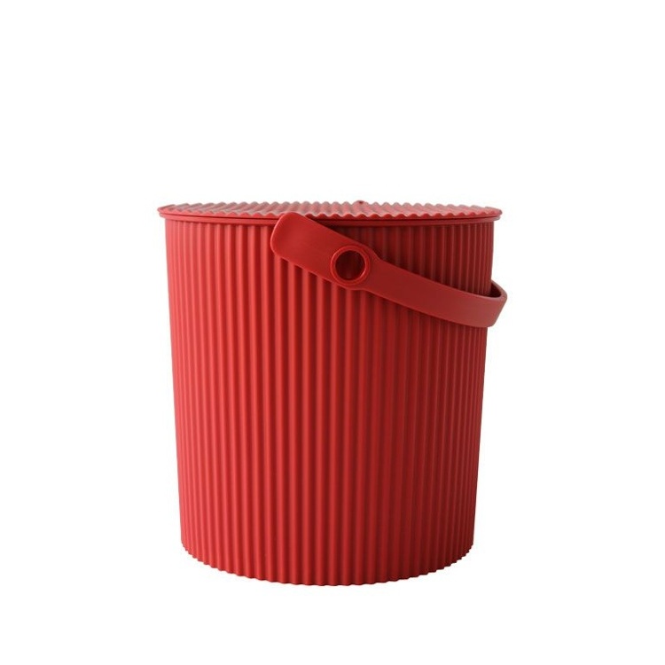 Spand med låg 10L, Omnioutil, Rød