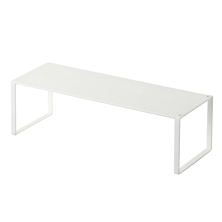 Justerbar indsatshylde i metal, 34-60 cm, Yamazaki, Hvid billede