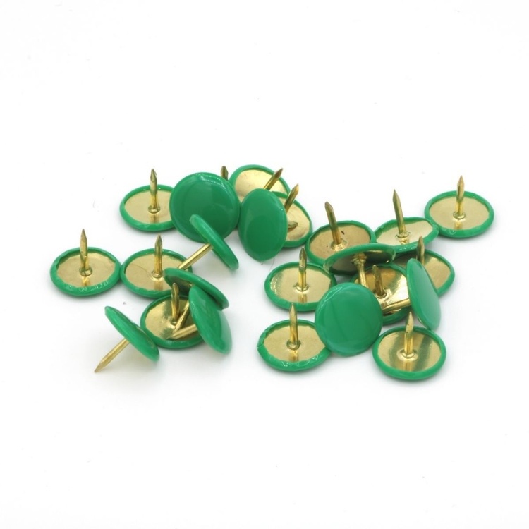 Tegnestifter, THUMB TACKS, 100 stk., Grønne