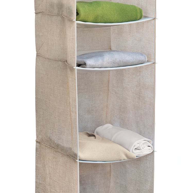 Hængende garderobe 4 rum, Sand