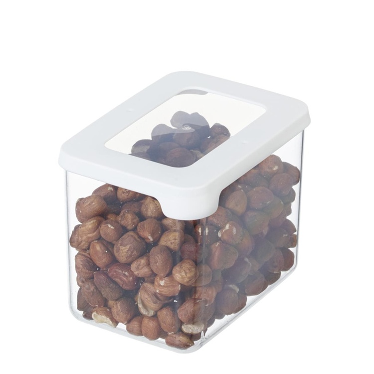 Opbevaringsbøtte til tørvarer (7 størrelser) Transparent Plast 9cm x 12,5cm x 10cm - Transparent - 9cm x 12,5cm x 10cm - Luna