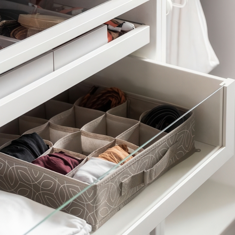 Wenko organiser 16-delt 31 x 8,5 cm rør i polypropylen