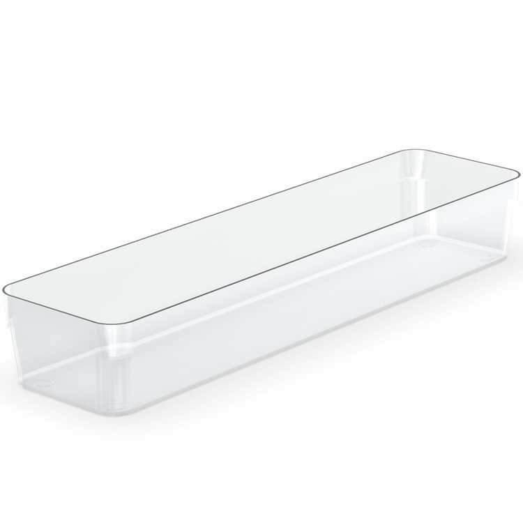 Lang og smal skuffeindretning til småopbevaring, 40x10x6 cm, SmartStor