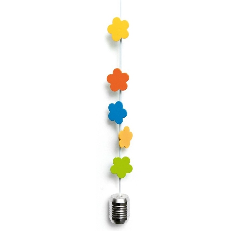 Magnetisk fotoophæng med vægt og 8 blomstermagneter, 150 cm