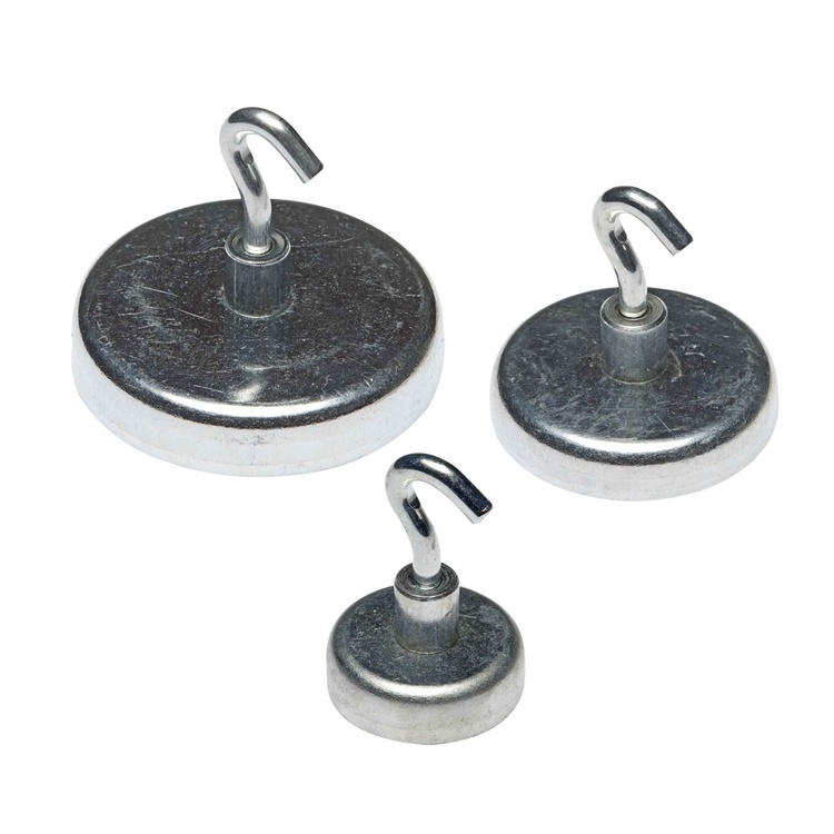 Superstærk magnetkrog 15 kg, Hvid