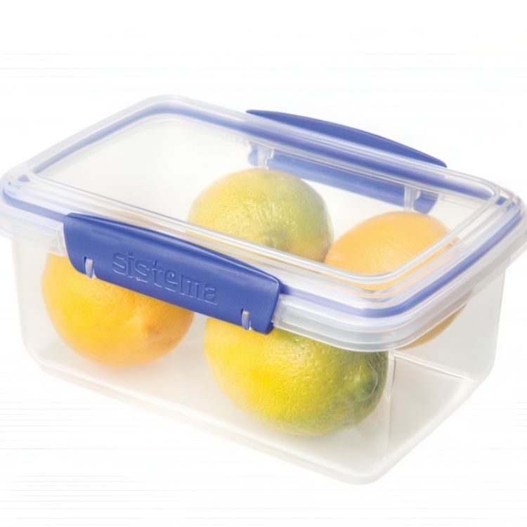 Sistema Madopbevaring - Klip It - Rectangle - 1L - Blå