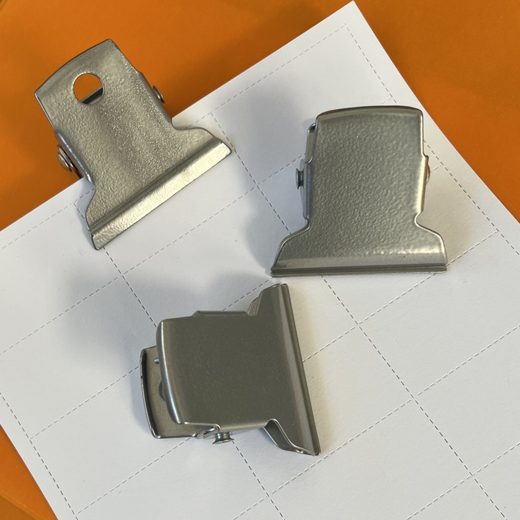 Papirklemmer i metal, 3 stk., ITALIAN KEEP CLIPS, 5 cm, Sølv
