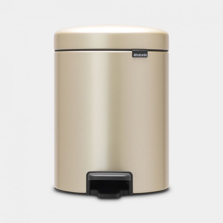 Brabantia NewIcon Pedalspand 5 liter-Metallic Gold