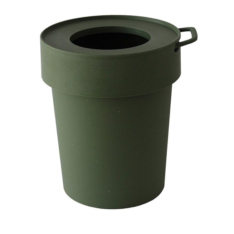 Papirkurv med krog 5L, Grøn
