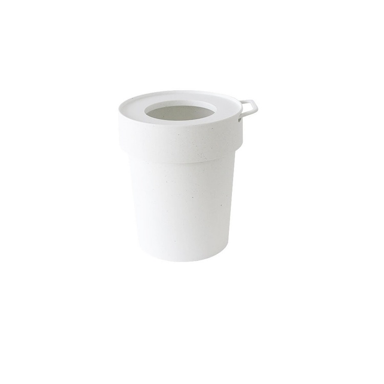 Papirkurv med krog 5L, Hvid