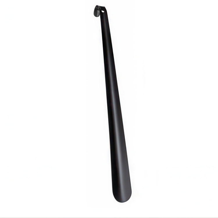 Skohorn i metal, 57 cm, sort