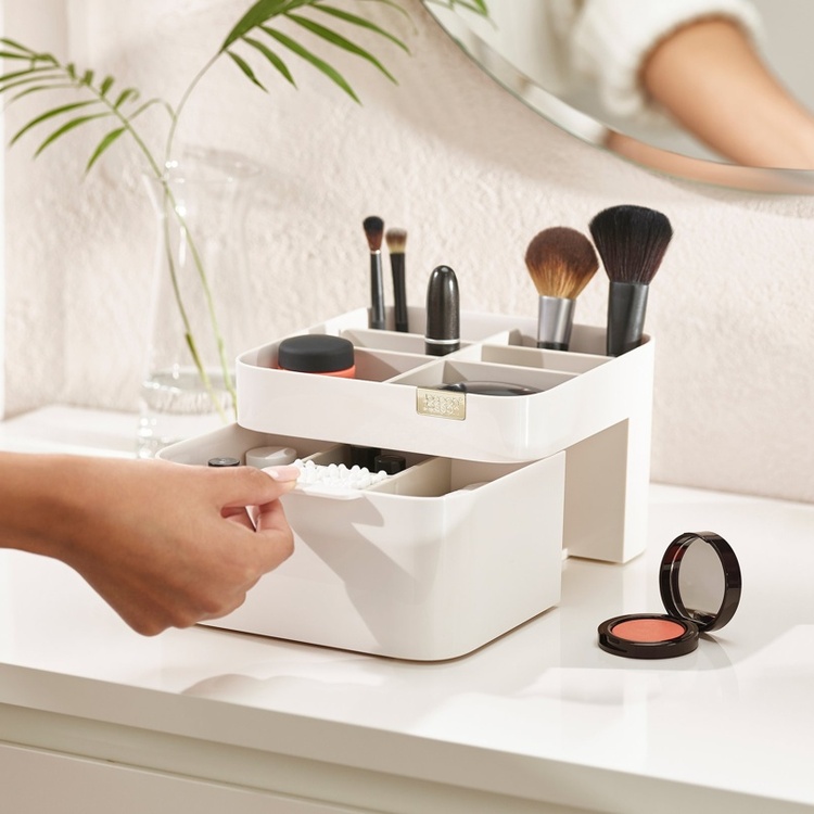 Makeup-holder med skuffe, Joseph Joseph billede