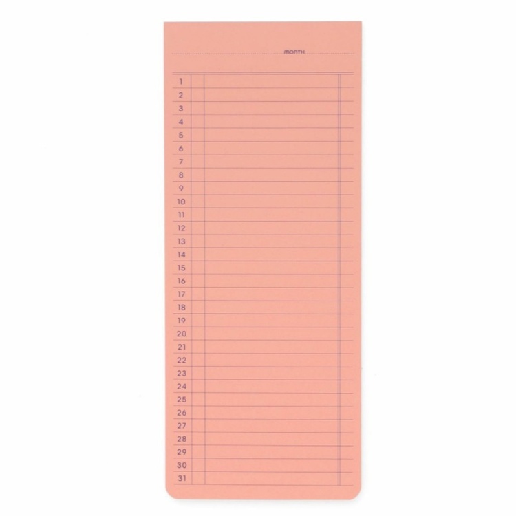 Sticky notes til månedsplanlægning, Penco, Rosa
