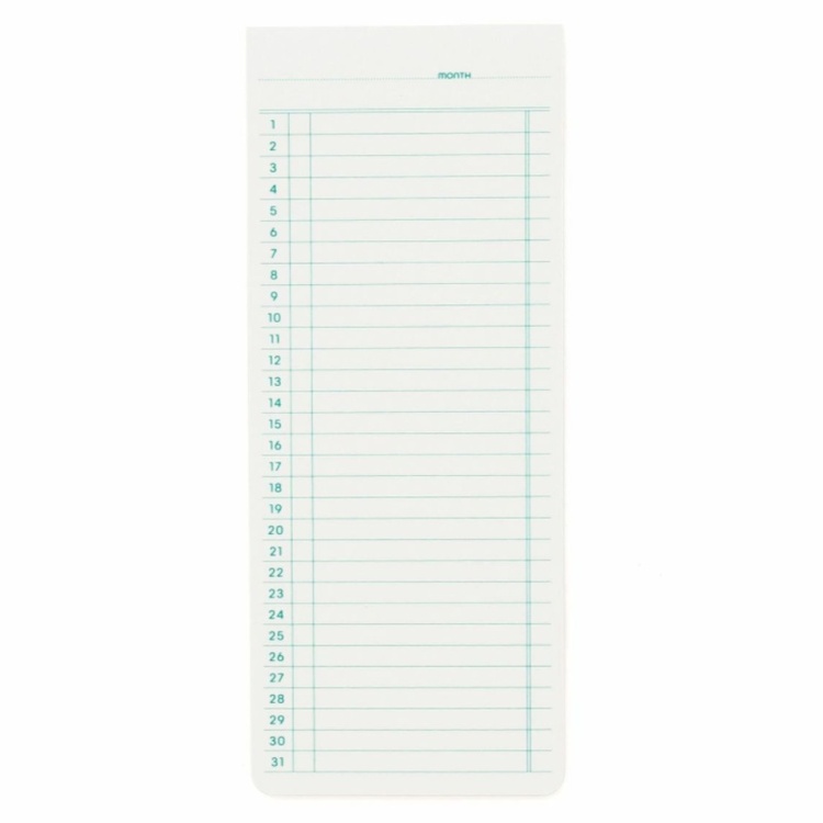 Sticky notes til månedsplanlægning, Penco, Hvid