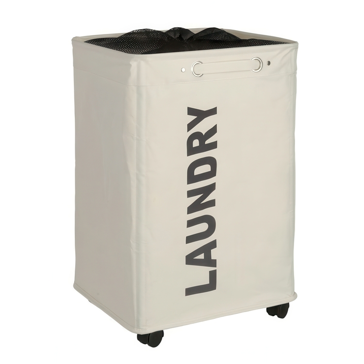 WENKO 3450110100, 79 L, Rektangulær, Polyester, Polypropylen (PP), Beige, 400 mm, 330 mm