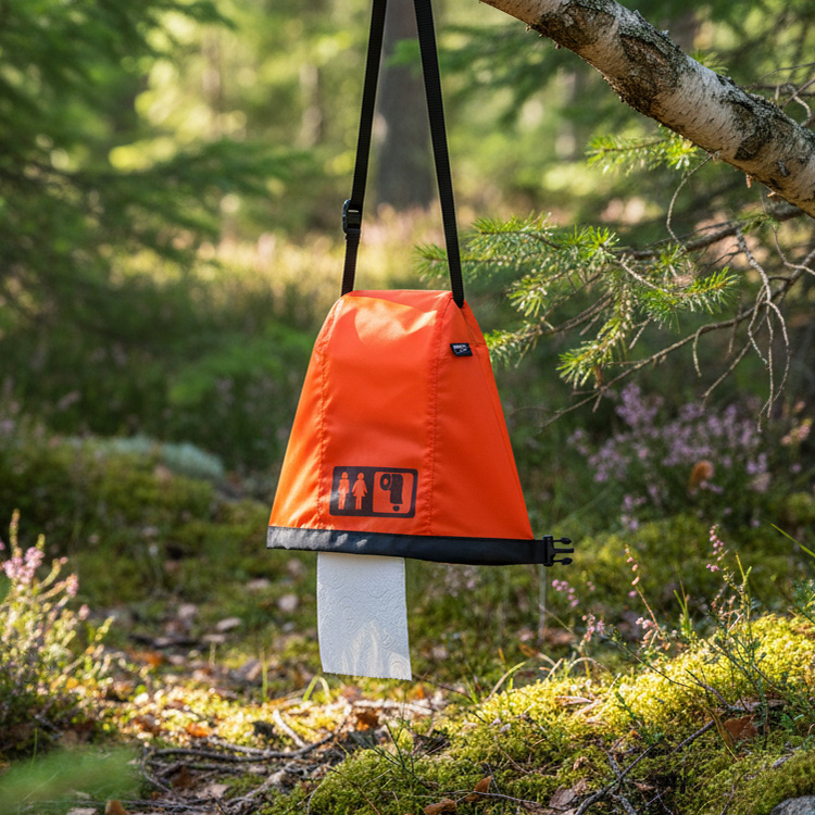 Vandtæt toiletrulleholder Sea To Summit Ultra-Sil Outhouse - orange