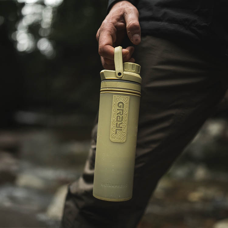 Grayl Ultrapress Purifier Bottle (Brun (COYOTE BROWN))