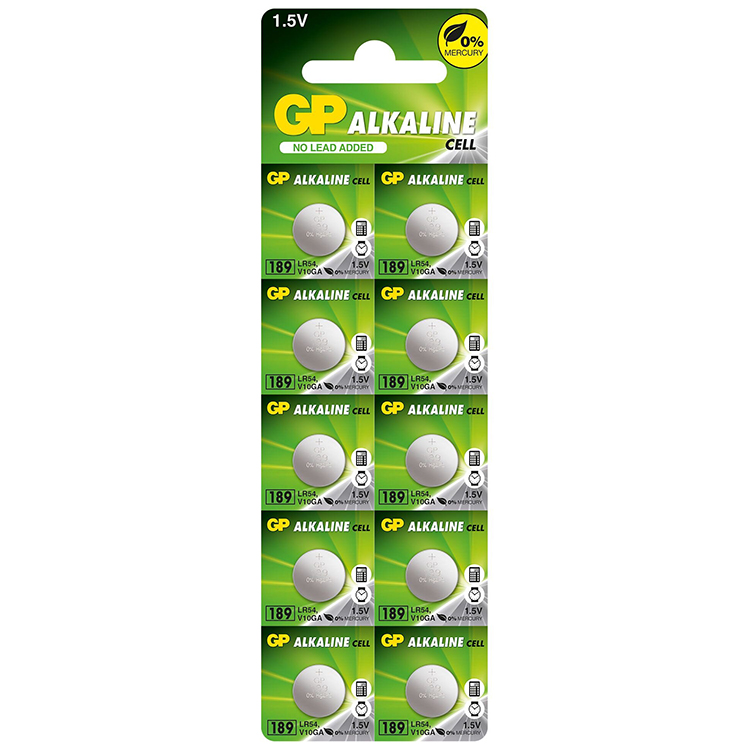 Batteri LR54 eller AG10, 10-pak